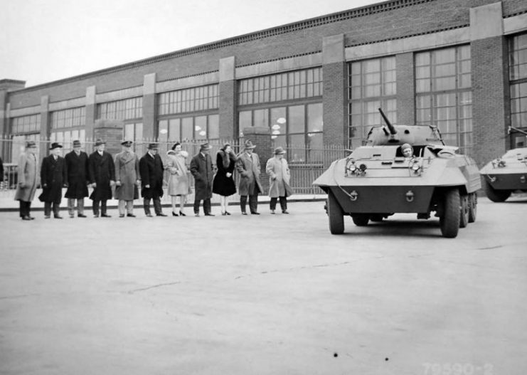 M8 Greyhound Armored Car.