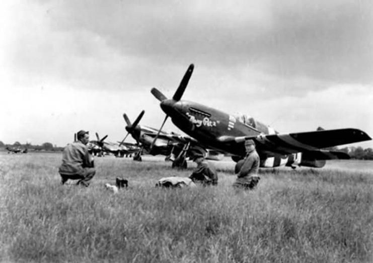 North American P-51 Mustang of 354th Fighter Group D-Day 1944.