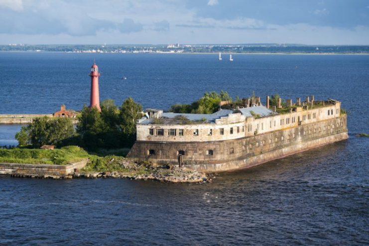 One of the Forts of Kronstadt.
