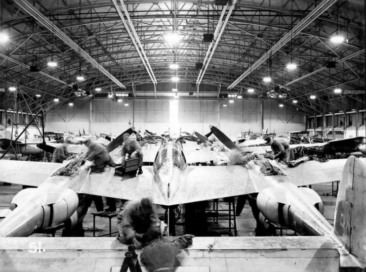 P-38 Maintenance Facility – England.