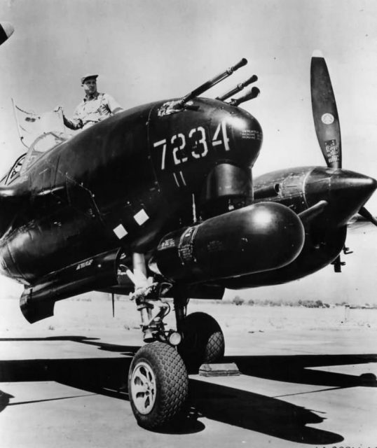 P-38M Night Fighter with AN/APS-4 Radar.