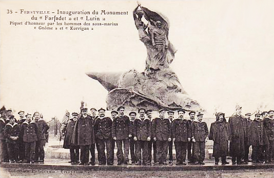 P Gervais – 1909 – Inauguration of the monument to the victims of the Farfadet and the Lutin.