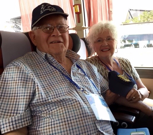 Pat and Arlene Finn on a recent “Revisit Korea” trip sponsored by the MPVA (Photo credit: Ned Forney).