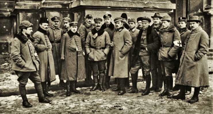 Polish Supreme Command of Lwów defence in 1918.