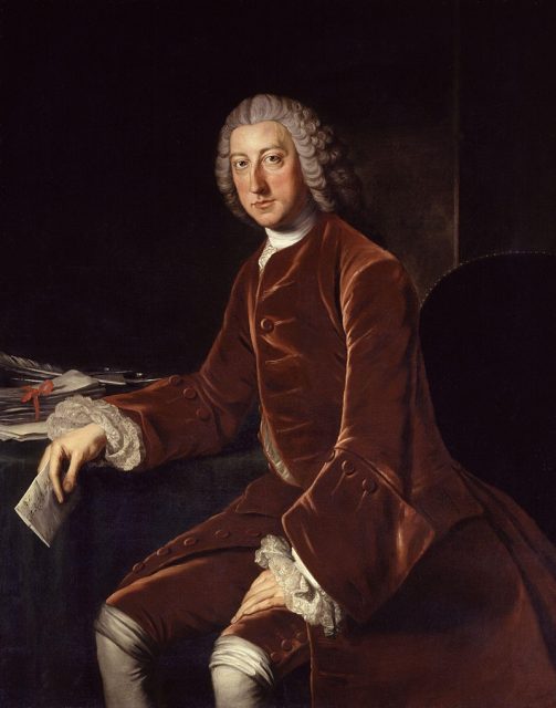 Portrait of the British statesman William Pitt, 1st Earl of Chatham (1708–1778)