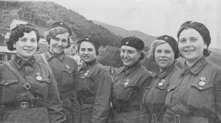 Russian Surgeons with Medals 1944.