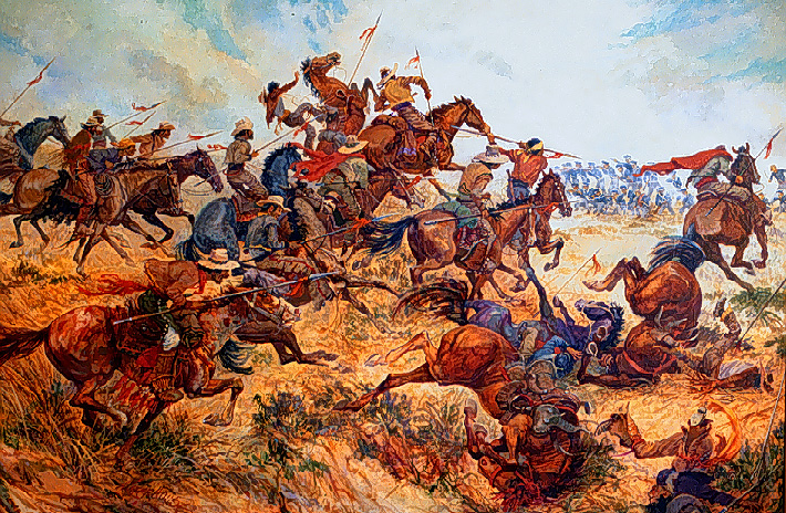 Battle of San Pasqual painting