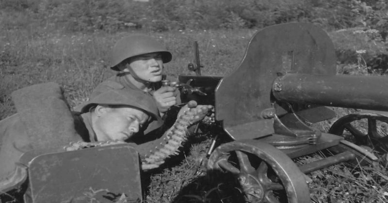 Soviet Maxim Machine Gun