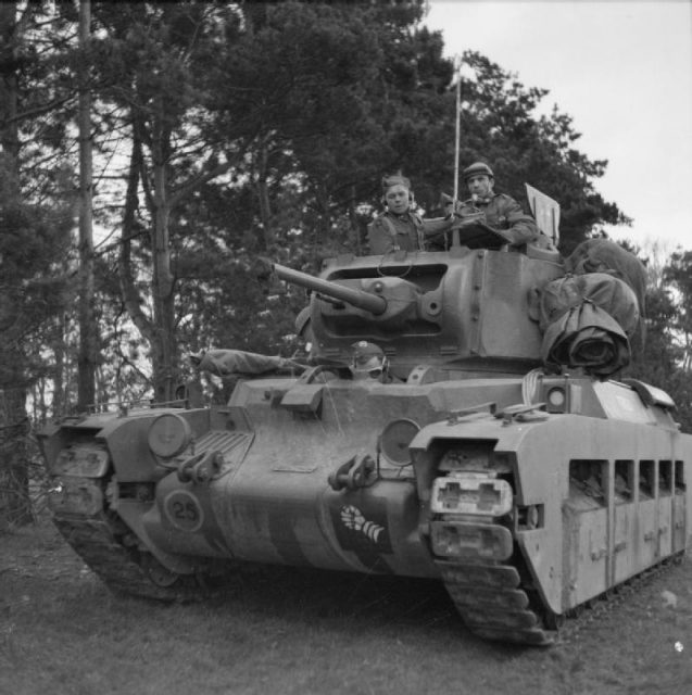 British Matilda II tank.