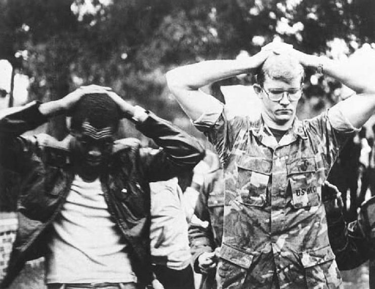 Two American Hostages During the Crisis.
