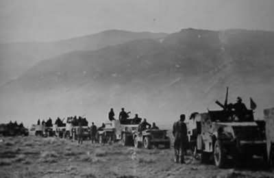 U.S. Convoy in North Africa.