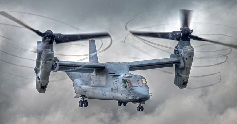 Bell-Boeing V-22 Osprey. By Peter Gronemann / CC BY 2.0