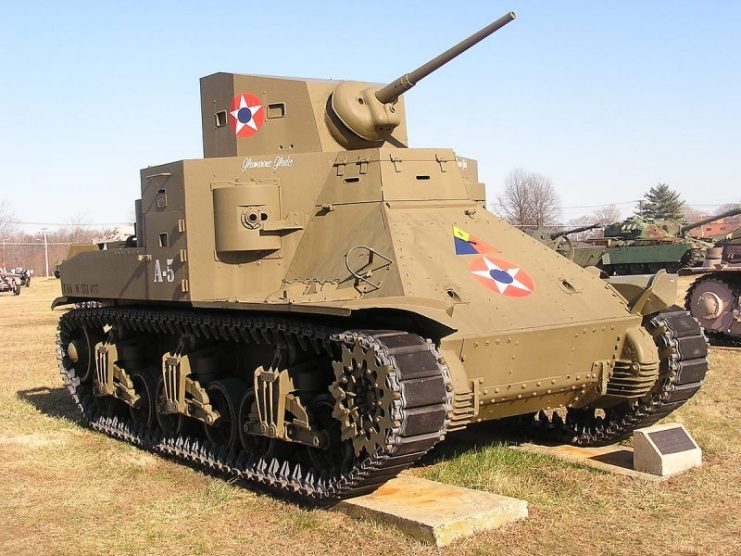 A M2 medium tank, used in World War II by American forces. Photo: Raymond Douglas Veydt