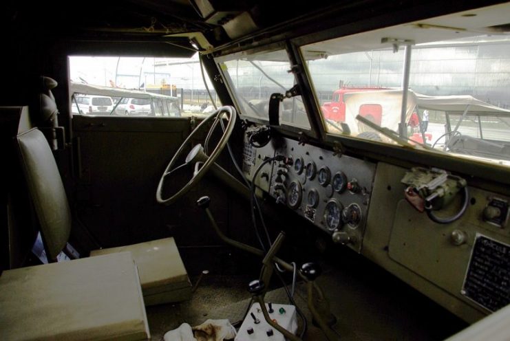 Interior of an M3 half-track. By Duch-CC BY-SA 4.0