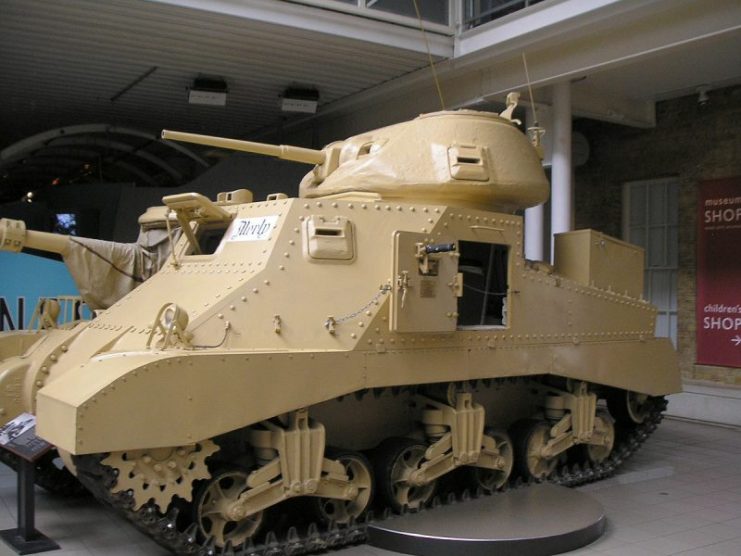 A Grant Command variant used by General Montgomery housed at the Imperial War Museum in London.  By Nick Dowling CC BY-SA 3.0