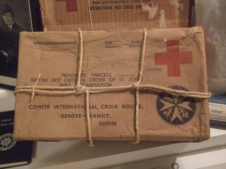 British Red Cross parcel from World War II