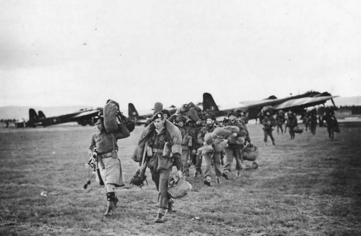 1st Airborne Division soldiers and Stirling Bombers Operation Doomsday Norway 1945