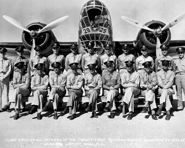 21st Reconnaissance Squadron – B-18 Bolo at Miami Municipal Airport, Florida, 1940