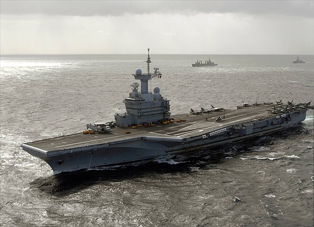 Charles De Gaulle nuclear-powered aircraft carrier