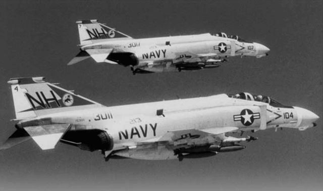 F-4Bs from VF-213, 1967.