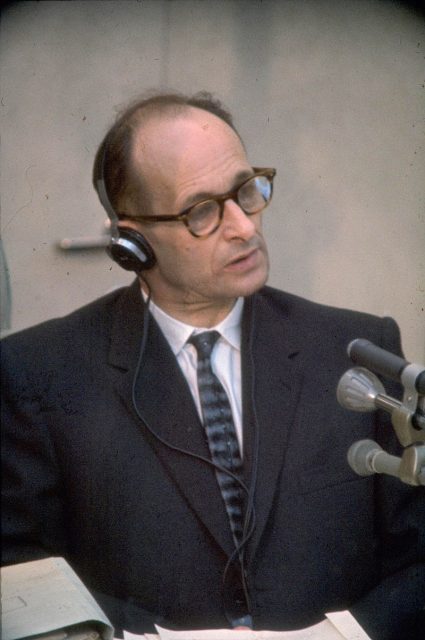 Eichmann on trial in 1961