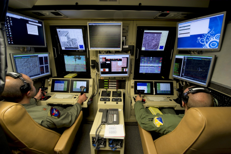 Training drone control station