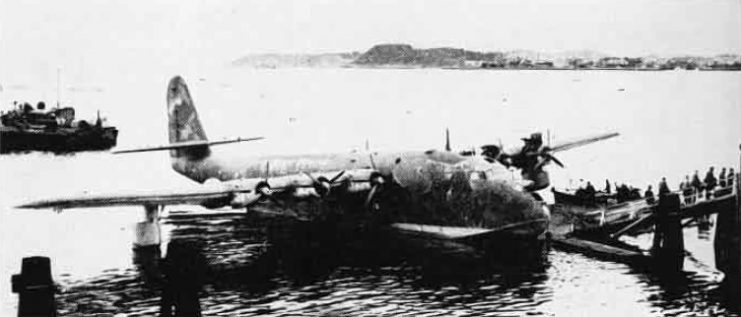 A captured BV 222 at Trondheim, Norway after the war