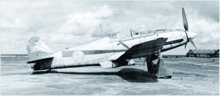 A Japanese Kawasaki Ki-61 Hien (Allied code name “Tony”).
