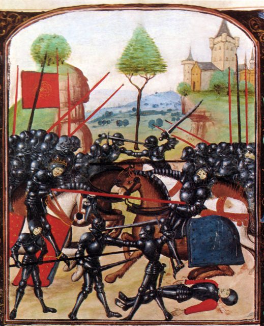 A near-contemporary Flemish picture of the Battle of Barnet in 1471
