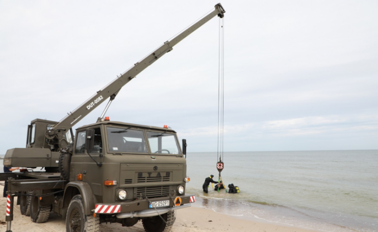 Photo: Press section of the Polish 8th Coastal Defence Flotilla