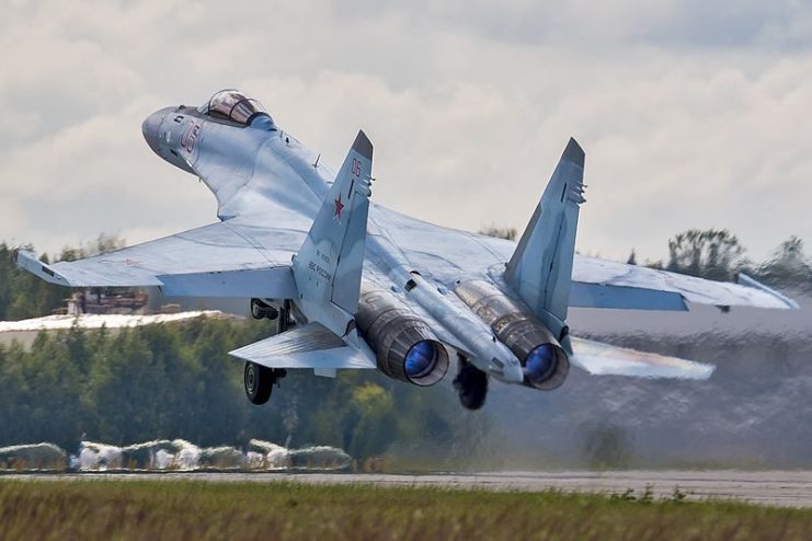 An Su-35S during take-off.Photo: Dmitry Terekhov CC BY-SA 2.0