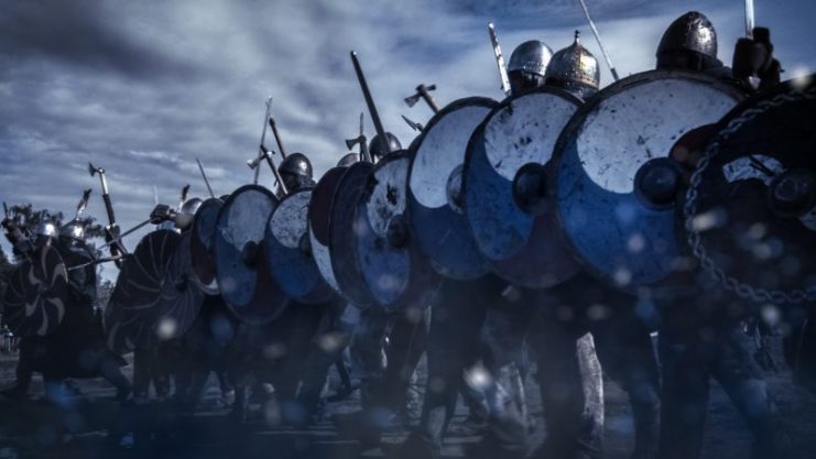Viking Battle Reenactment.