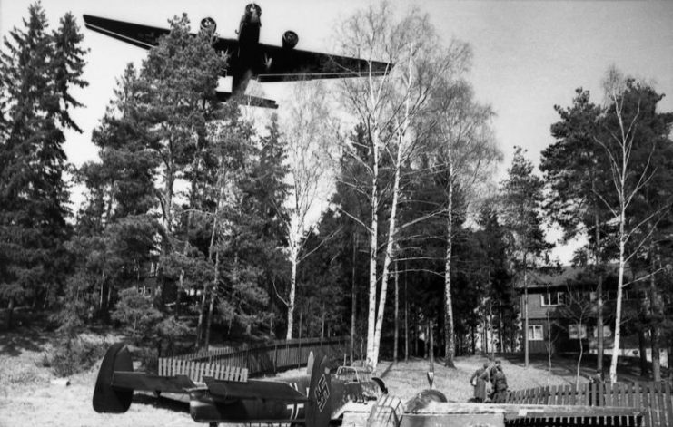 Messerschmitt Bf 110 of future night fighter ace. Photo: Bundesarchiv, Bild 101I-399-0006-19 / Pilz / CC-BY-SA 3.0