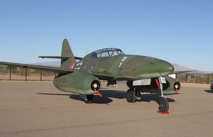 Collings Foundation’s Me 262 in Marana AZ, April 19, 2013.Photo Tascam3438 CC BY-SA 3.0