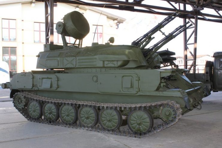 ZSU-23-4 “Shilka” at the Museum of Russian Military History. Photo: Museum of Russian Military History – CC BY-SA 4.0