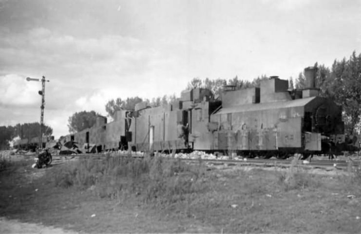 Destroyed Russian Armored Train – Winter 1941-1942