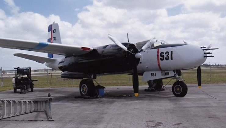 Douglas A-26C Invader in fake Cuban Air Force colors for the Invasion of Cuba – RuthAS CC BY 3.0