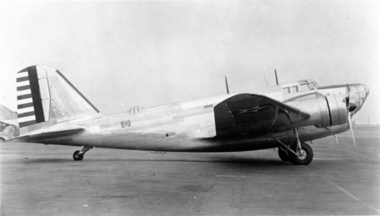 Douglas B-18A at Santa Monica airfield