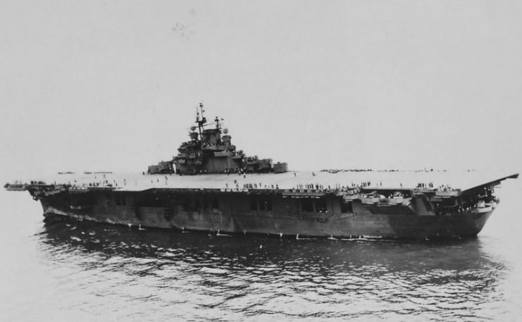 Essex class aircraft carrier USS Bunker Hill CV-17