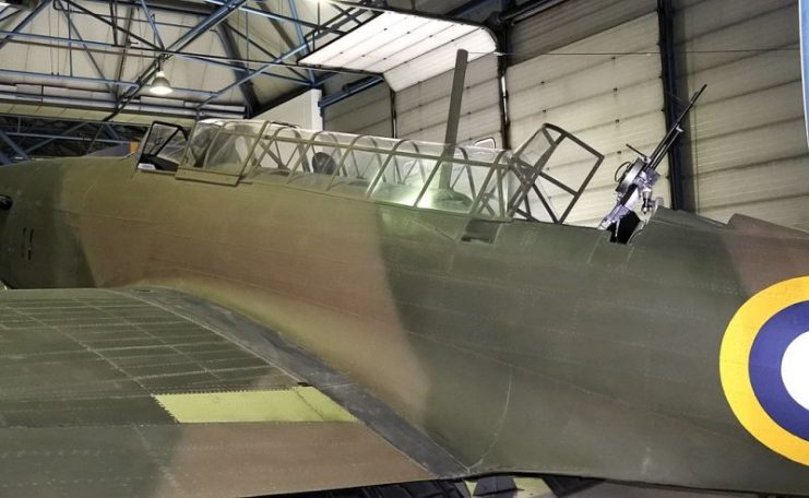 Fairey Battle cockpit; RAF Museum London. By Wilson44691 CC0