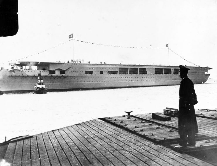 Graf Zeppelin soon after launch