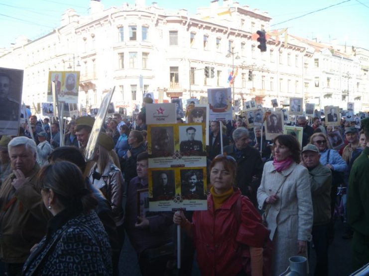 March of the Immortal Regiment on Victory Day – 2018 St. Petersburg