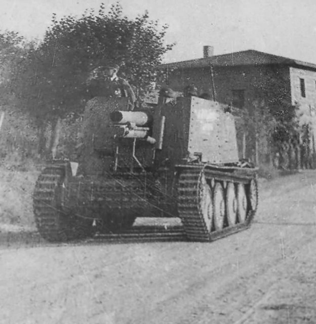 Grille Ausf. H German self propelled artillery