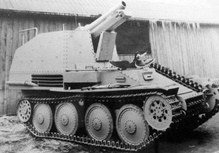 Grille Ausf. K 15 cm s.I.G. 33 (Sf) auf Selbstfahrlafette 38(t)