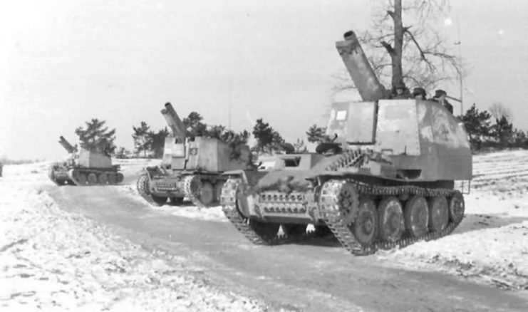 Grille Ausf. M and K guns