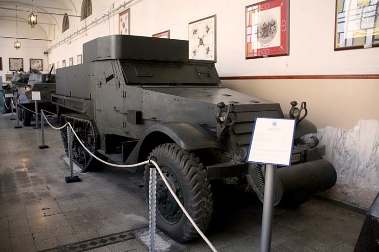 M3 half-track preserved at the Pinerolo Cavalry Museum. By Raffaele Sergi-CC BY 2.0