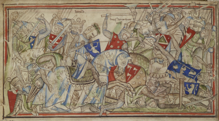 Harald at the Battle of Stamford Bridge