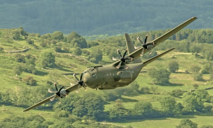 A C-130J in the Mach Loop. Photo: Jonny Williams – CC BY-SA 2.0