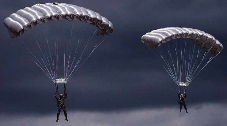 High Altitude Low Opening (HALO) jump