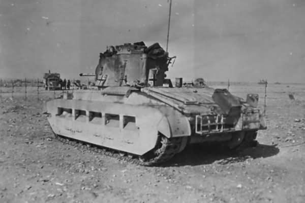 Infanterie Panzerkampfwagen Mk.II 748(e) Matilda II, rear view